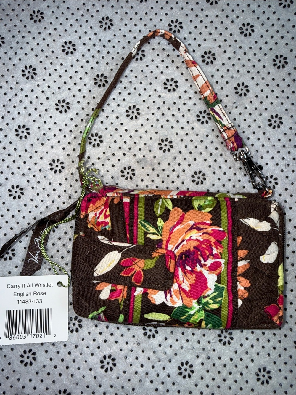 🛍NWT 🛍 VERA BRADLEY ENGLISH ROSE   WRISTLET ( # 13 )